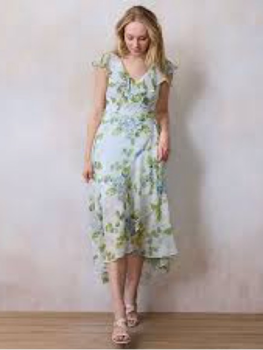 Lauren Conrad Runway Lace Mesh Wedding Dress Floral Cottage Core Romantic 2X